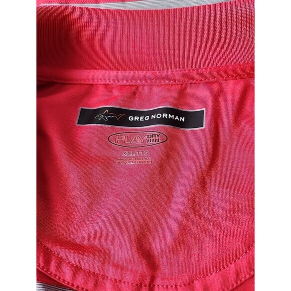 Greg Norman Play Dry 2XL Short Sleeve Golf Polo Shirt Lightweight - Picture 10 of 10